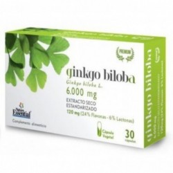 Nature Essential Ginkgo Biloba 6000 mg 30 Cápsulas