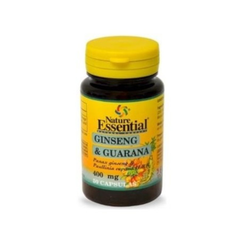 Nature Essential Ginseng+Guarana 400 mg 50 Capsules