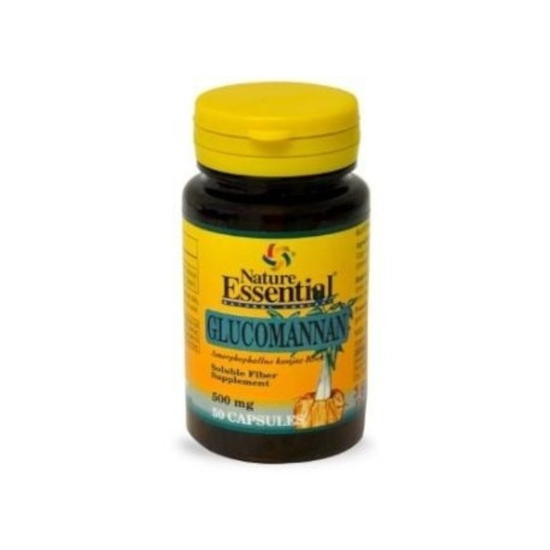Nature Essential Glucomannan 500 mg 50 Capsules