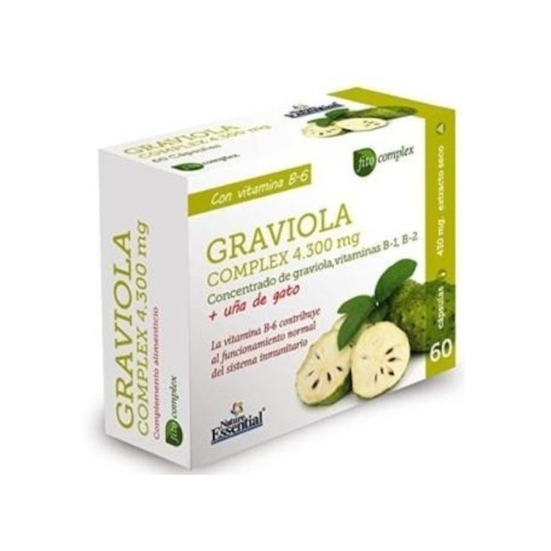 Nature Essential Graviola Complex 4300 mg 60 Capsules Nature Essential Graviola Complex 4300 mg 60 Capsules