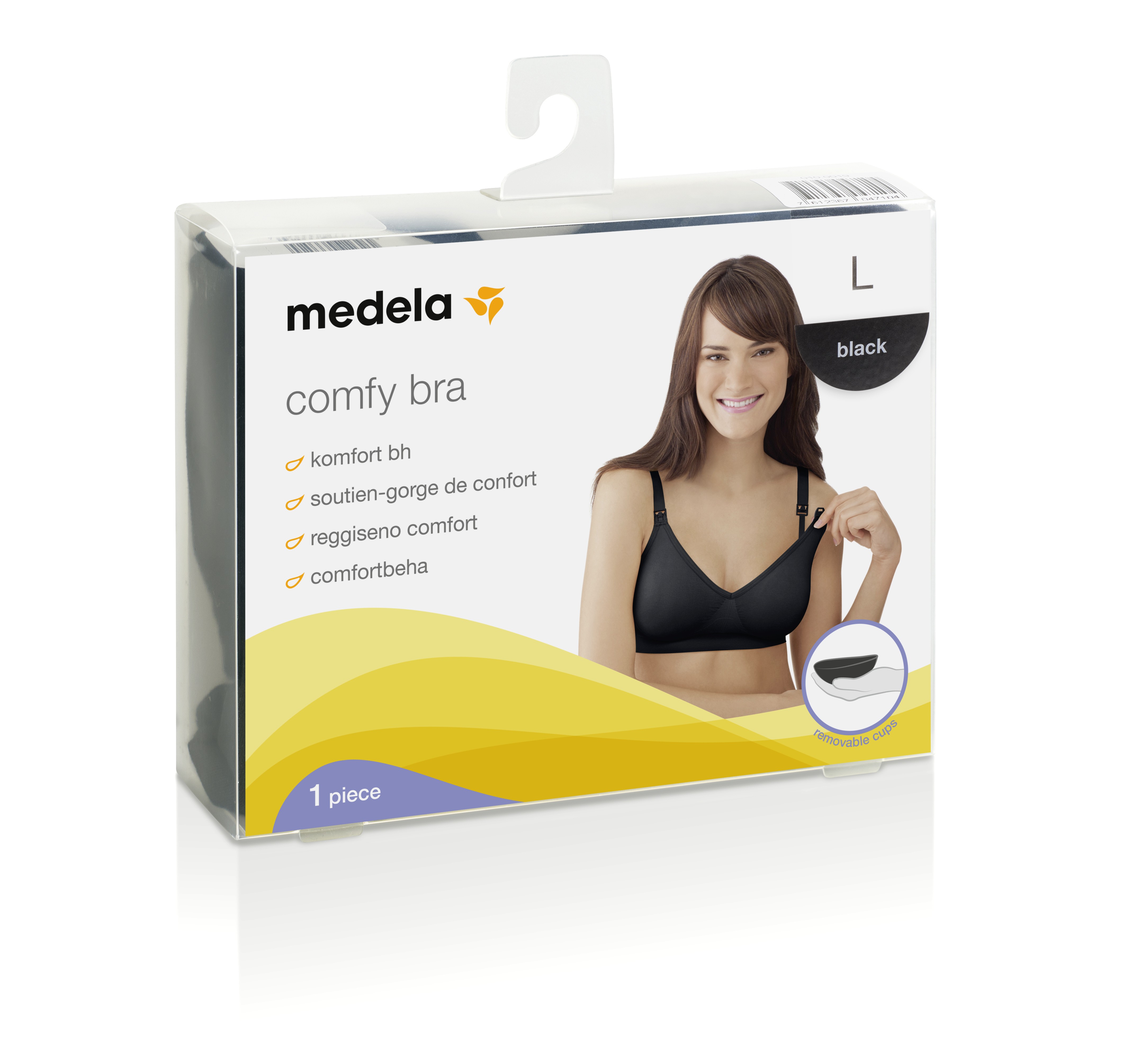 Medela Comfy Bra Tamaño L Color Negro al mejor precio【COMPRA AHORA】