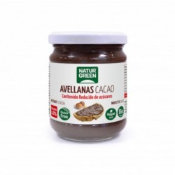 Naturgreen Crema Avellanas Cacao Contenido Reducido de Azúcares Bio 200 g