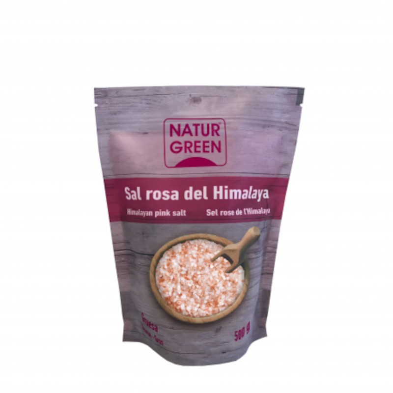 Naturgreen Sal grosso do Himalaia 500 gr Naturgreen Sal grosso do Himalaia 500 gr