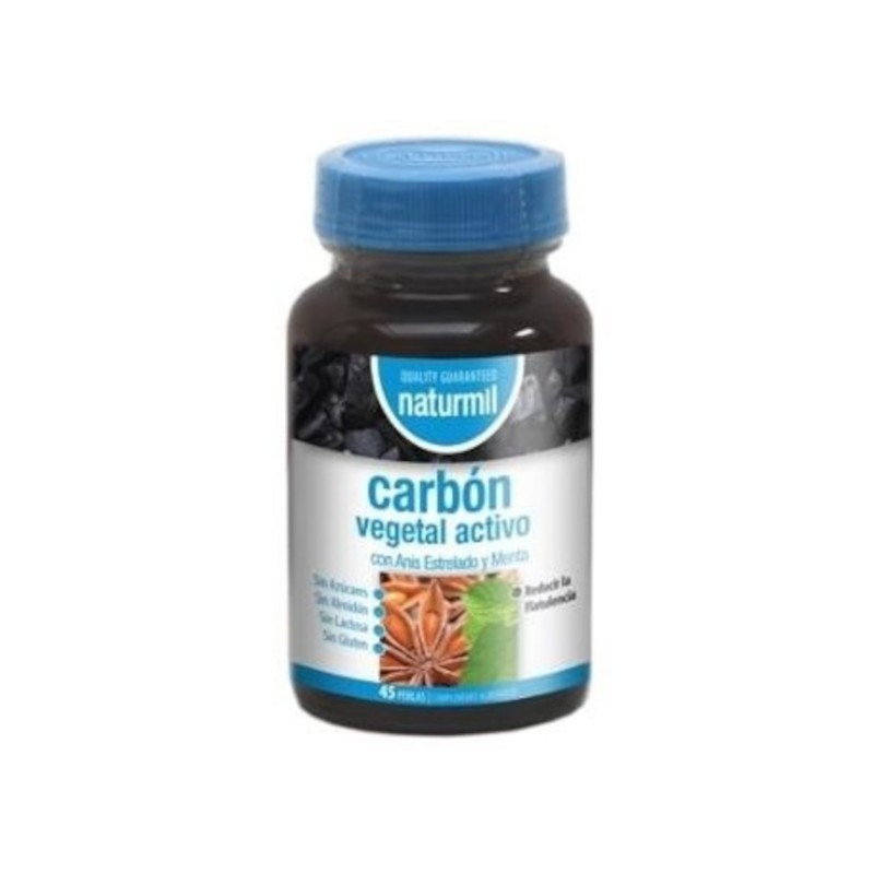 Naturmil Activated Charcoal 45 Pearls Naturmil Activated Charcoal 45 Pearls