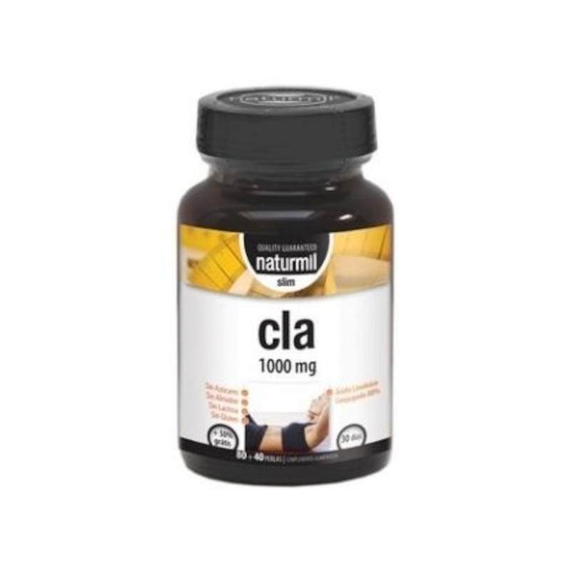 Naturmil CLA Slim 1000 mg 80+40 Gélules Naturmil CLA Slim 1000 mg 80+40 Gélules