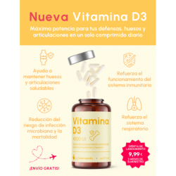 Just Elements Vitamin D3 4000 IU 90 capsules 【24 hour SHIPPING】