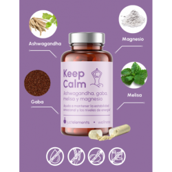 Just Elements Ashwagandha avec Magnésium Keep Calm 60 gélules