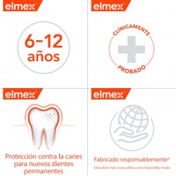 ELMEX Junior Dentifrice Anticarie 6-12 ans 75ml