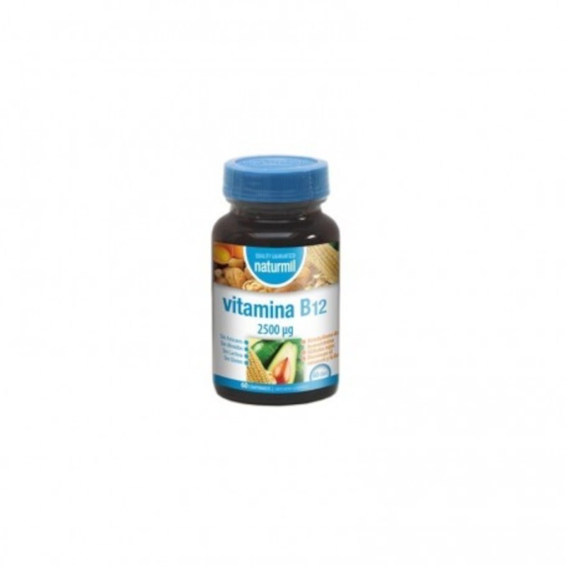 Naturmil Vitamina B12 2500 µg 60 Comprimidos Naturmil Vitamina B12 2500 µg 60 Comprimidos