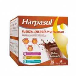 Natysal Harpasul Batidos Fuerza, Energía y Vitalidad Sabor Chocolate 14 Sobres