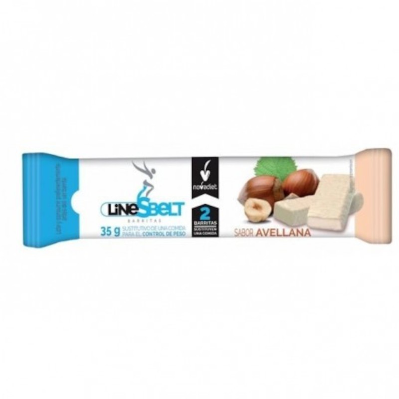 Novadiet Line Sbelt Barre de Substitut Aux Noisettes Boîte 24 Unités Novadiet Line Sbelt Barre de Substitut Aux Noisettes Boîte 24 Unités
