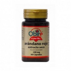 Obire Cranberry 5000 mg Extrato Seco 60 Cápsulas