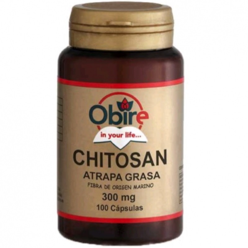 Obire Quitosana 300 mg 100 Cápsulas Obire Quitosana 300 mg 100 Cápsulas