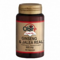 Obire Ginseng + Jalea Real 600 mg 60 Cápsulas