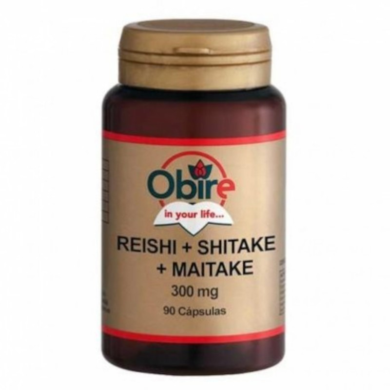 Obire Reishi+Shiitake+Maitake 300 mg 90 Capsules Obire Reishi+Shiitake+Maitake 300 mg 90 Capsules