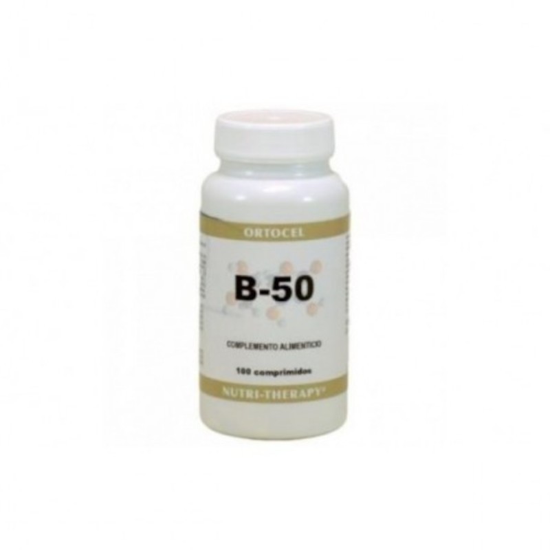 Ortocel Nutri-Thérapie Complexe B-50 100 Comprimés Ortocel Nutri-Thérapie Complexe B-50 100 Comprimés