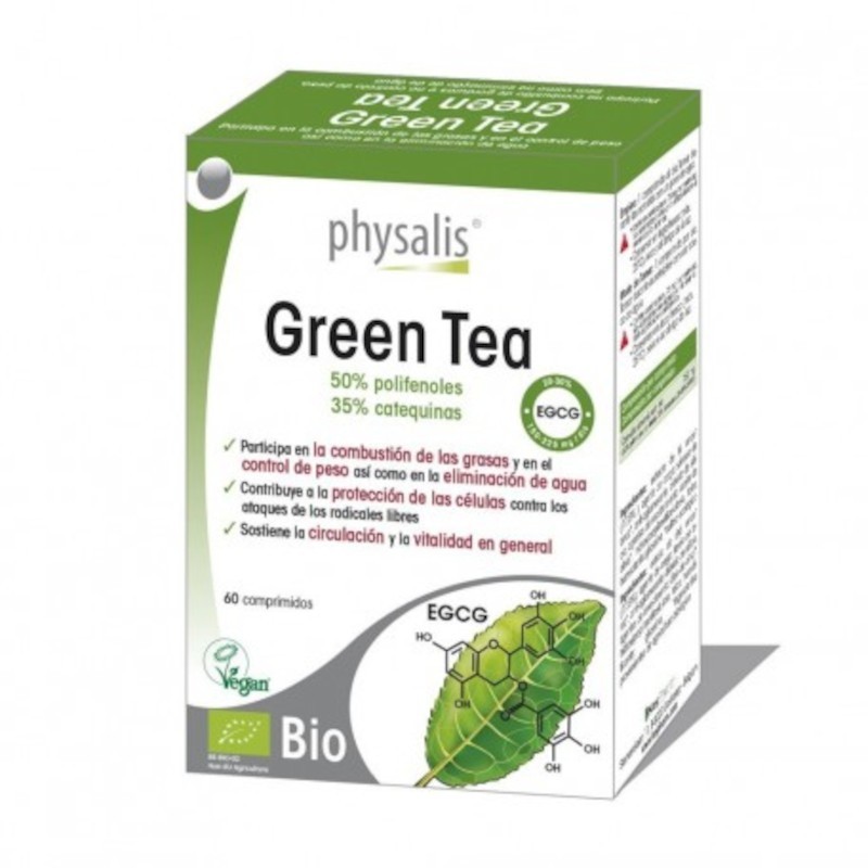Physalis Green Tea 60 Organic Tablets Physalis Green Tea 60 Organic Tablets
