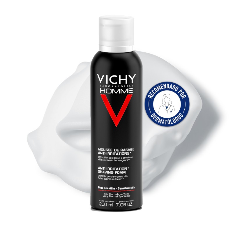 VICHY Homme Espuma de Barbear Anti-irritações 200ml