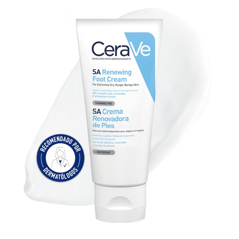 CERAVE Crema para Pies Renovadora con Ácido Salicílico 85G