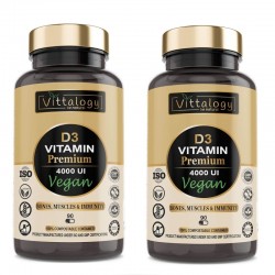 Vittalogy Vitamina D3 Premium Vegan 2x90 Cápsulas【PACK AHORRO】