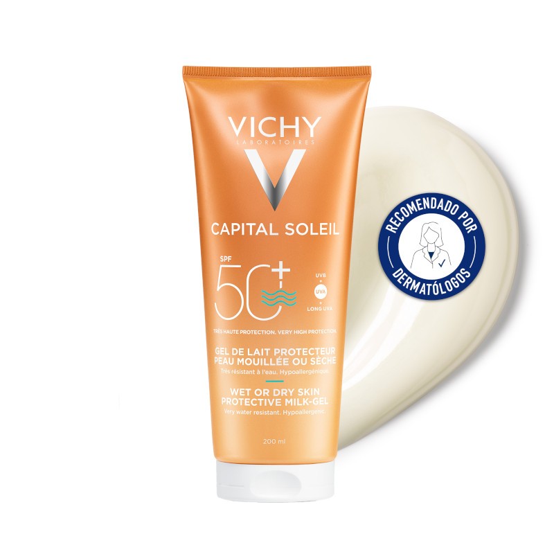 VICHY Capital Soleil Fluxing Gel SPF50 Wet Skin 200ml VICHY Capital Soleil Fluxing Gel SPF50 Wet Skin 200ml