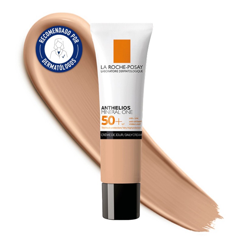 ANTHELIOS Mineral One SPF50+ Crema Viso con Color Tone 3 Bronze 30ml