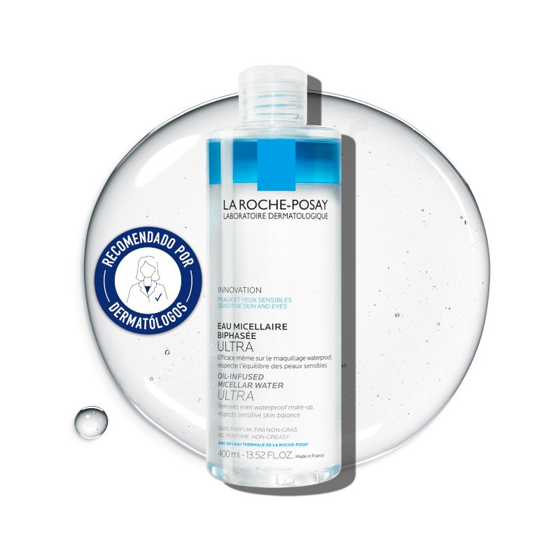 LA ROCHE POSAY Eau Micellaire Biphasique Peaux Ultra Sensibles 400 ml LA ROCHE POSAY Eau Micellaire Biphasique Peaux Ultra Sensibles 400 ml