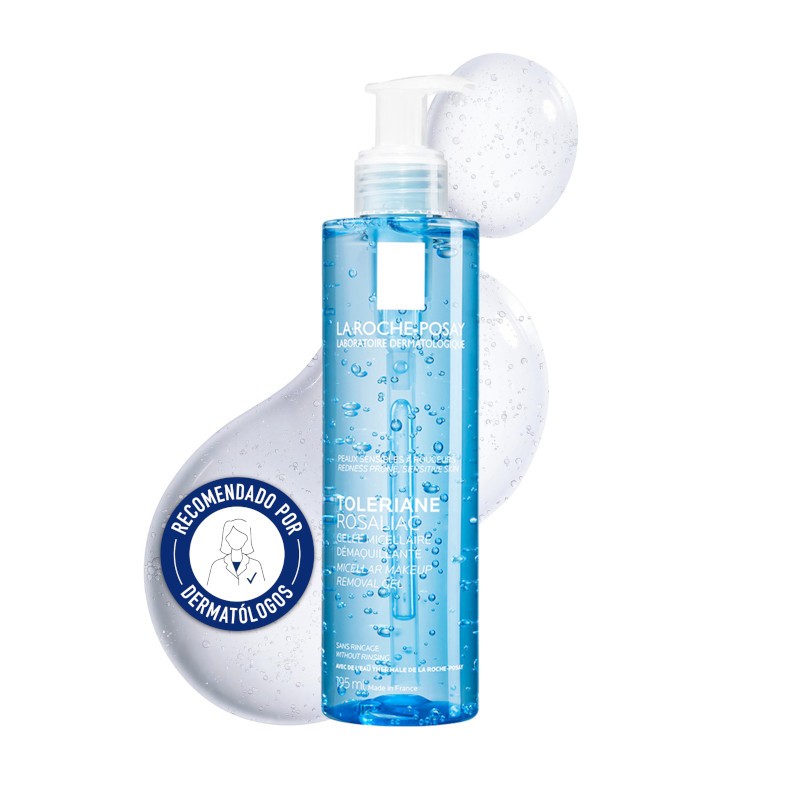 LA ROCHE POSAY Toleriane Rosaliac Gel detergente micellare 195ml LA ROCHE POSAY Toleriane Rosaliac Gel detergente micellare 195ml