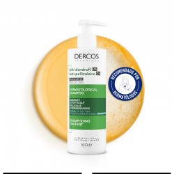 VICHY Dercos Anti-Dandruff Shampoo for Normal-Oily Hair 390ml + Eco Refill 500ml