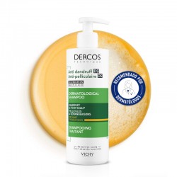 VICHY Dercos Anti-Dandruff Shampoo for Dry Hair 390ml + Eco Refill 500ml