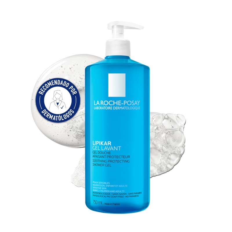 LIPIKAR Gel de Ducha 750ml - LA ROCHE POSAY