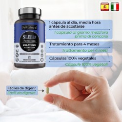 Vittalogy Melatonin Sleep Premium 2x120 capsule【PACCHETTO RISPARMIO】
