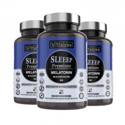 Vittalogy Melatonina Sleep Premium 3x120 cápsulas【PACK AHORRO】