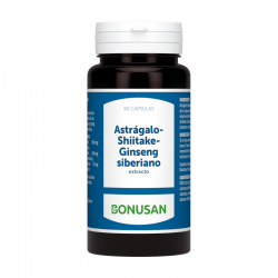 Bonusan Astragalo-Shiitake-Ginseng Siberiano 90 Cápsulas