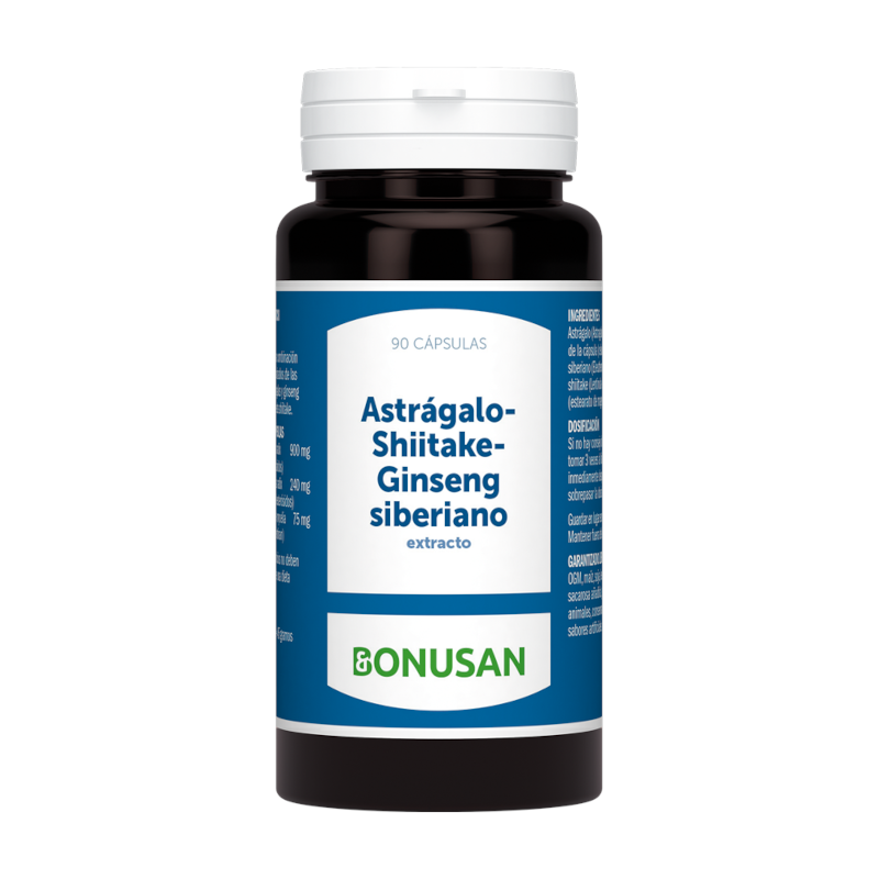 Bonusan Astragalus-Shiitake-Sibirischer Ginseng 90 Kapseln