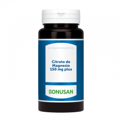 Bonusan Citrate de Magnésium 150 Mg Plus 60 comprimés