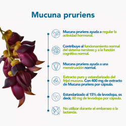 Bonusan Mucuna Pruriens 60 Cápsulas