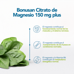 Bonusan Magnesiumcitrat 150 mg Plus 60 Tabletten
