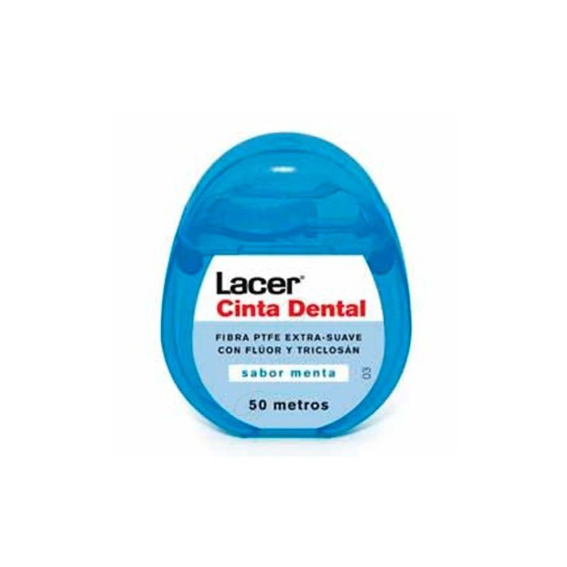 Lacer Ruban dentaire PTFE extra-doux saveur menthe 50M