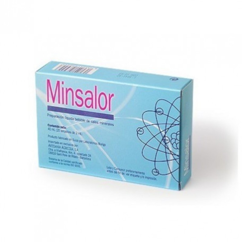 Plantis Minsalor 20 Ampoules of 2 ml
