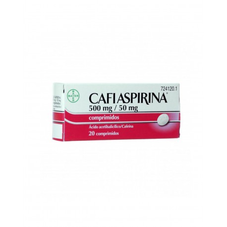 BAYER Cafiaspirin 500mg/50mg 20 Tablets