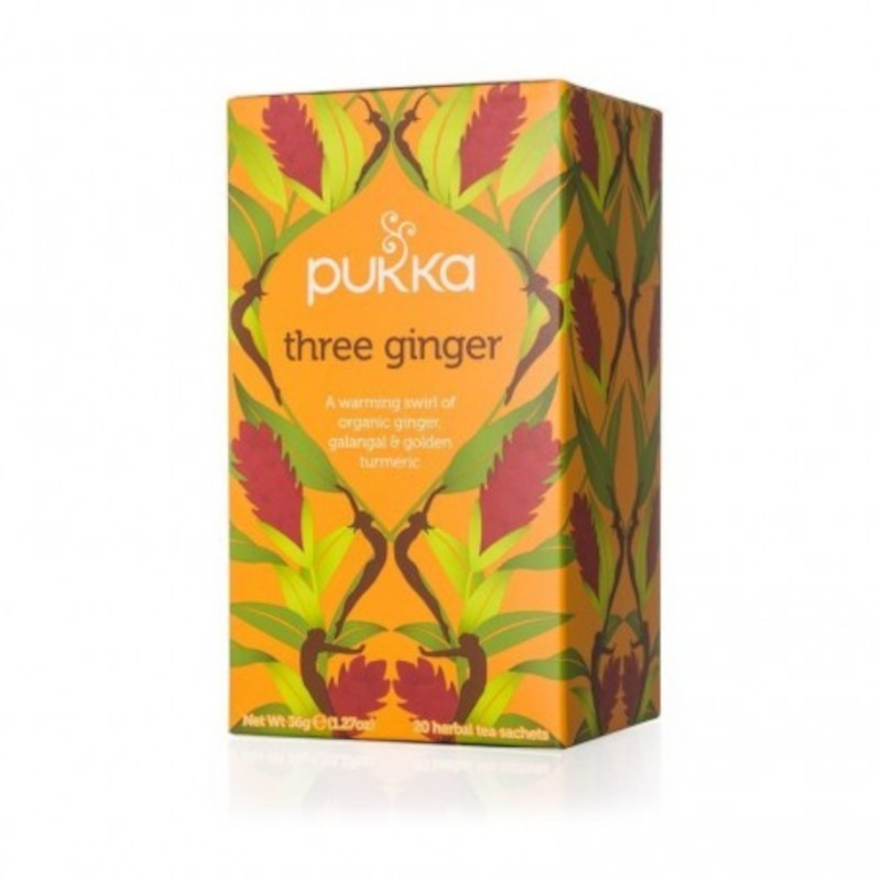 Pukka Bio-Ingwer-Aufguss mit drei Zutaten, 20 Filter Pukka Bio-Ingwer-Aufguss mit drei Zutaten, 20 Filter