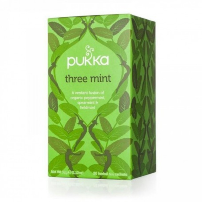 Infuso biologico Pukka Three Mints 20 filtri