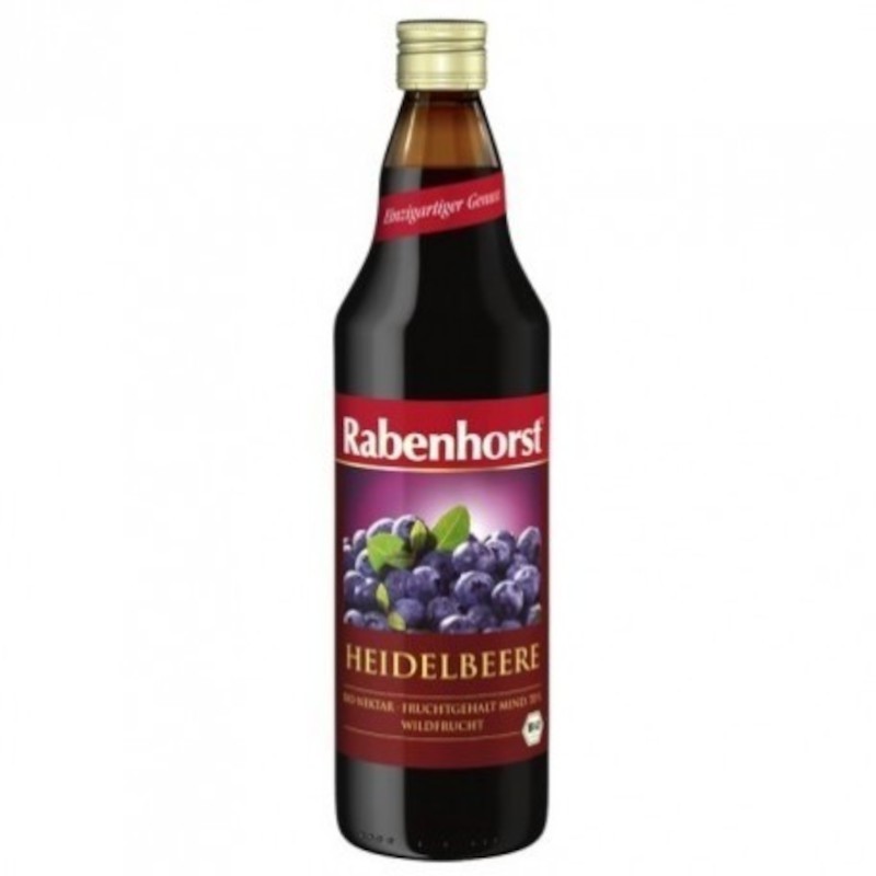Succo di mirtillo selvatico biologico Rabenhorst 330 ml Succo di mirtillo selvatico biologico Rabenhorst 330 ml