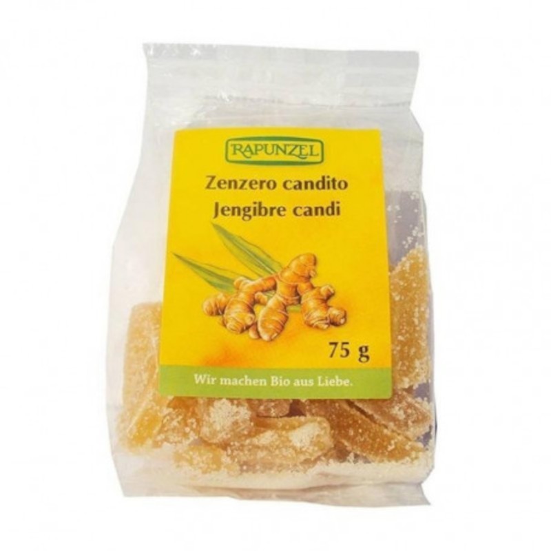 Rapunzel Jengibre Candi 75 g Rapunzel Jengibre Candi 75 g