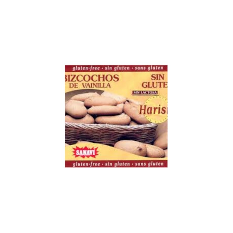 Biscoitos Sanavi Baunilha Sem Glúten 150g Biscoitos Sanavi Baunilha Sem Glúten 150g