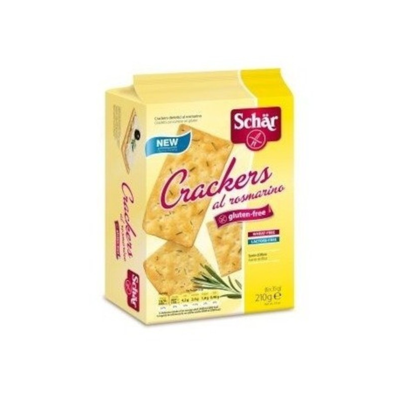 Schar Crackers Al Rosmarino 210 gr Schar Crackers Al Rosmarino 210 gr
