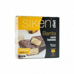 Siken Diet Barrita Coco Banana 36 g 5 Unidades