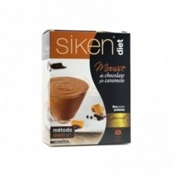 Siken Diet Mousse de Chocolate y Caramelo 7 Sobres