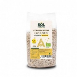 Solnatural Copos Gruesos de Avena Integral Sin Gluten Bio 500 g